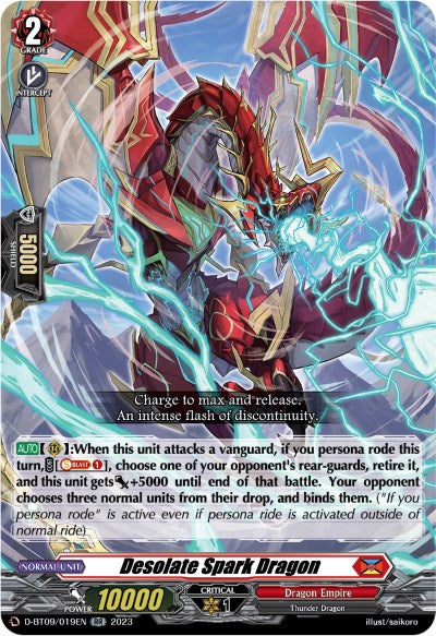 Image of Desolate Spark Dragon (D-BT09/019EN) [Dragontree Invasion]