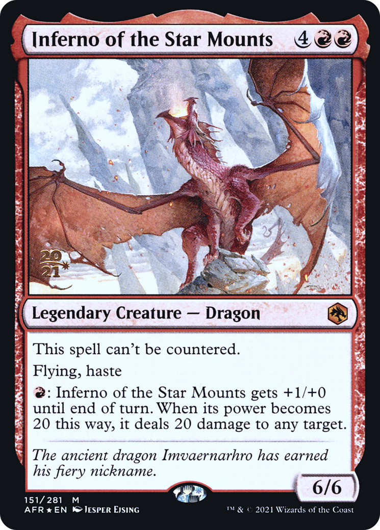 Image of Inferno of the Star Mounts [Dungeons & Dragons: Adventures in the Forgotten Realms Prerelease Promos]