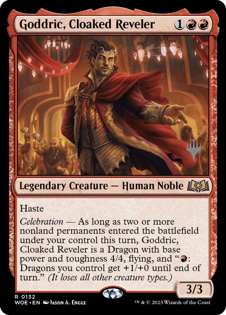 Image of Goddric, Cloaked Reveler (Promo Pack) [Wilds of Eldraine Promos]