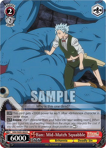 Image of Ban: Mid-Match Squabble (Foil) [The Seven Deadly Sins: Revival of The Commandments]