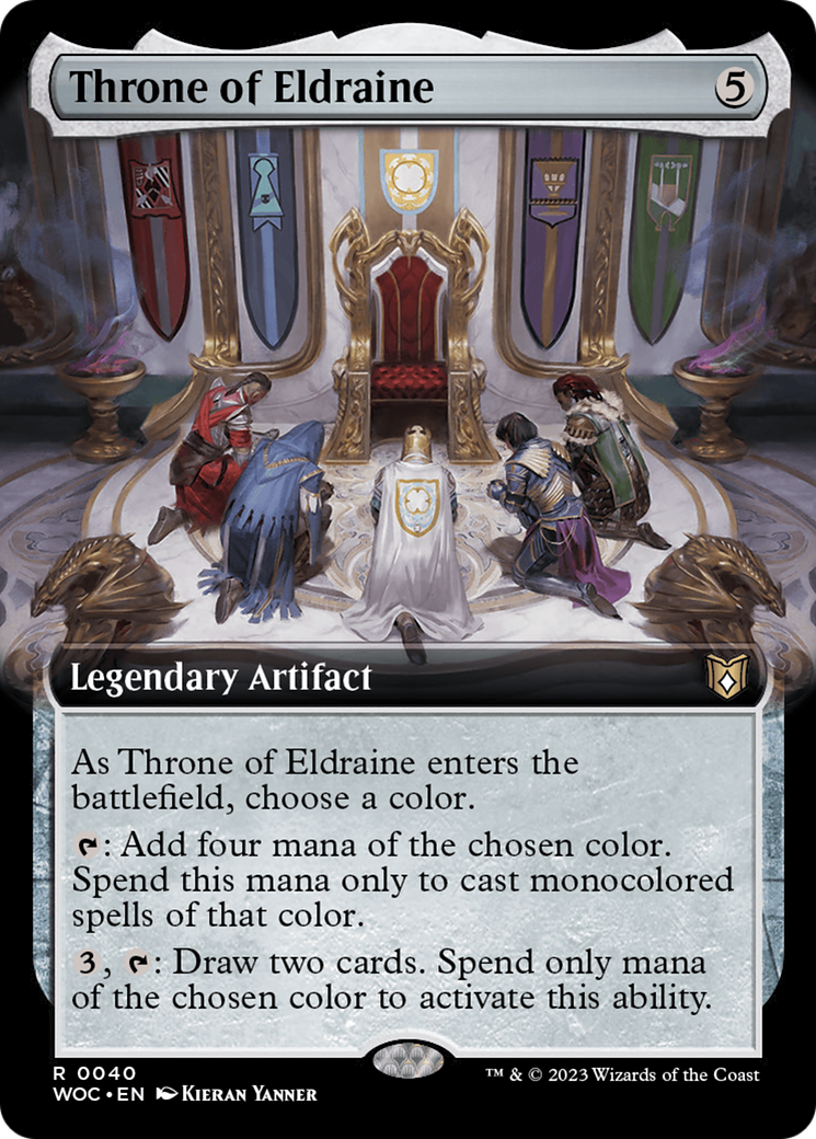 Image of Throne of Eldraine (Extended Art) [Wilds of Eldraine Commander]