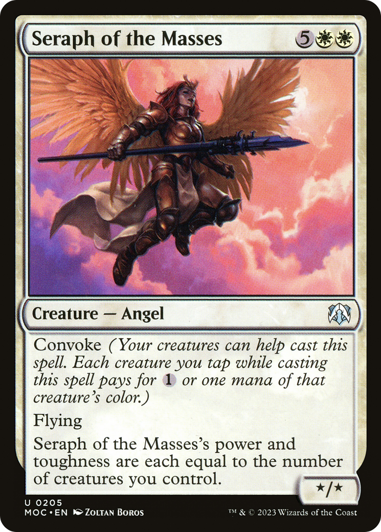 Image of Seraph of the Masses [March of the Machine Commander]