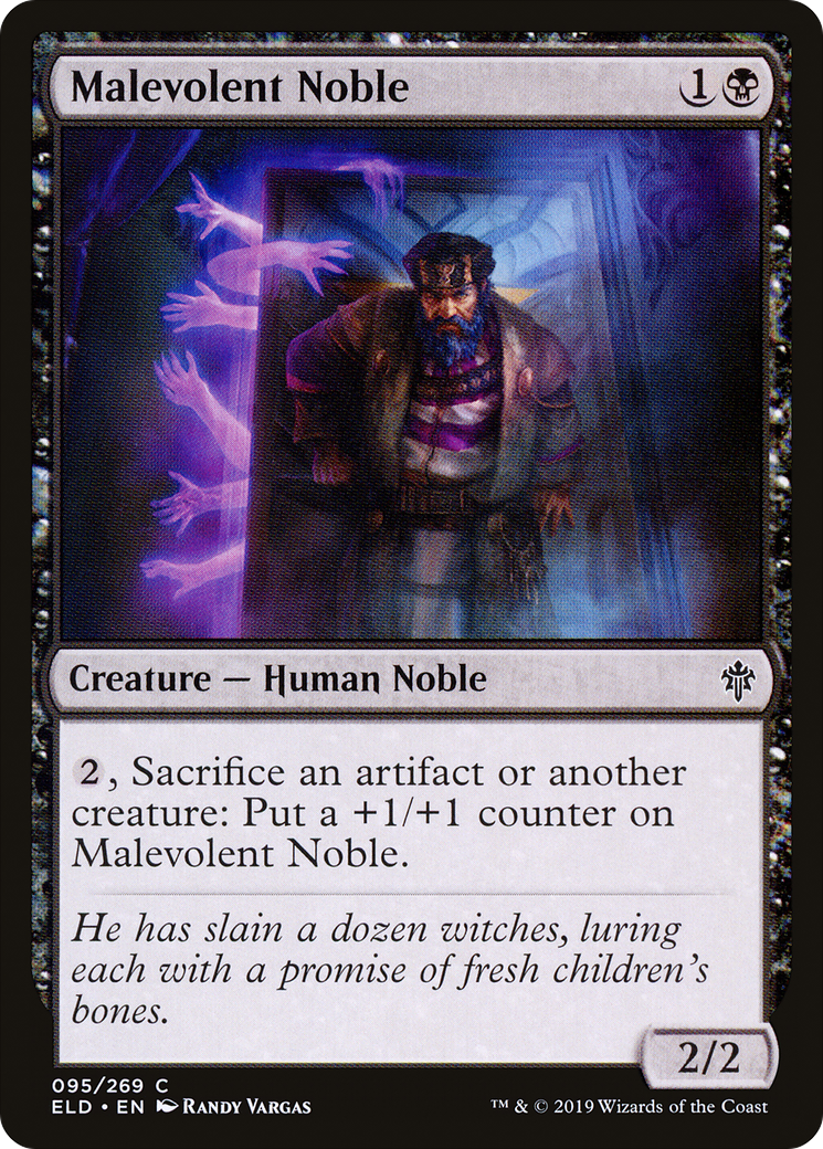 Image of Malevolent Noble [Throne of Eldraine]