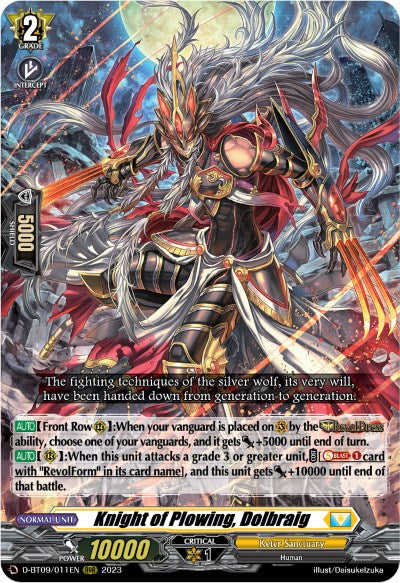 Image of Knight of Plowing, Dolbraig (D-BT09/011EN) [Dragontree Invasion]