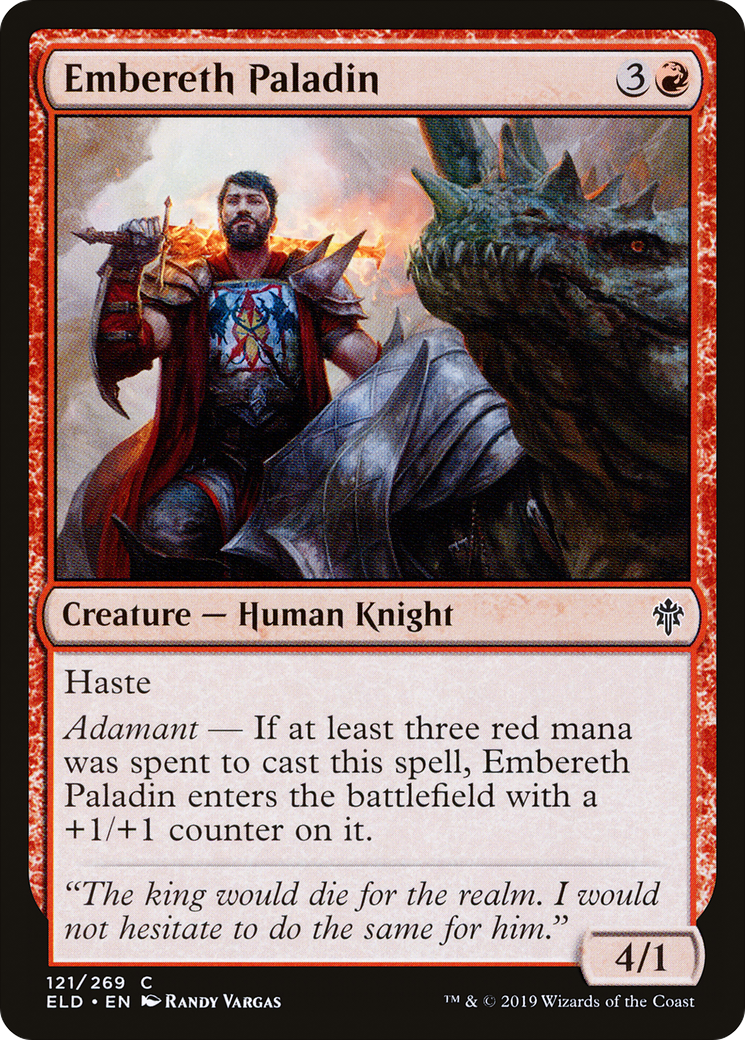Image of Embereth Paladin [Throne of Eldraine]