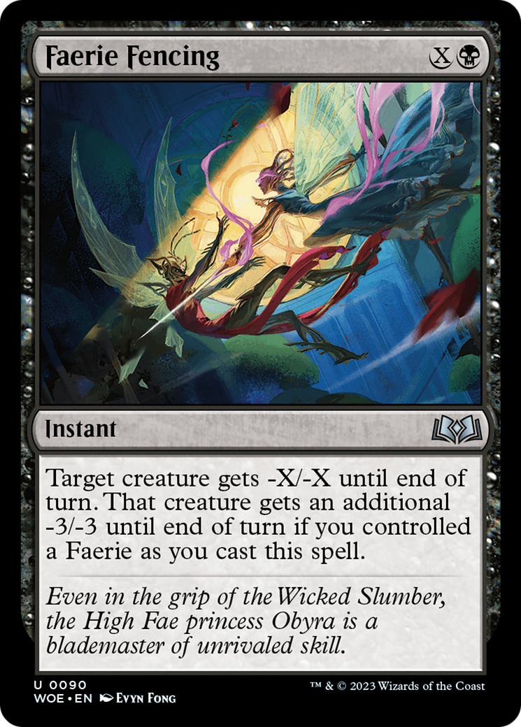 Image of Faerie Fencing [Wilds of Eldraine]