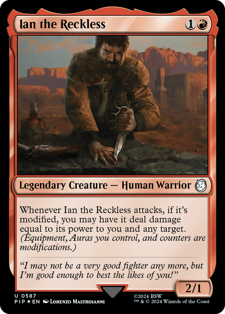 Image of Ian the Reckless (Surge Foil) [Fallout]