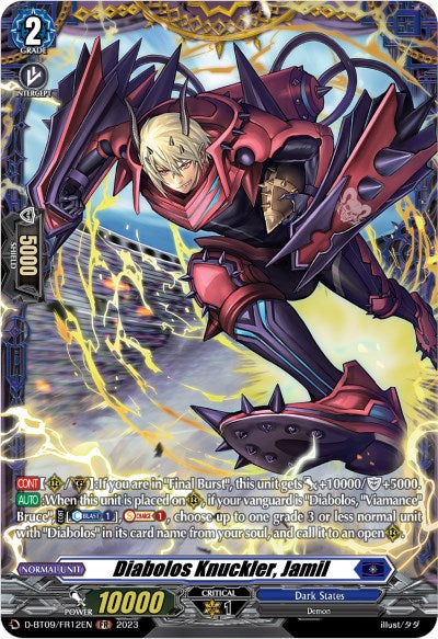 Image of Diabolos Knuckler, Jamil (D-BT09/FR12EN) [Dragontree Invasion]