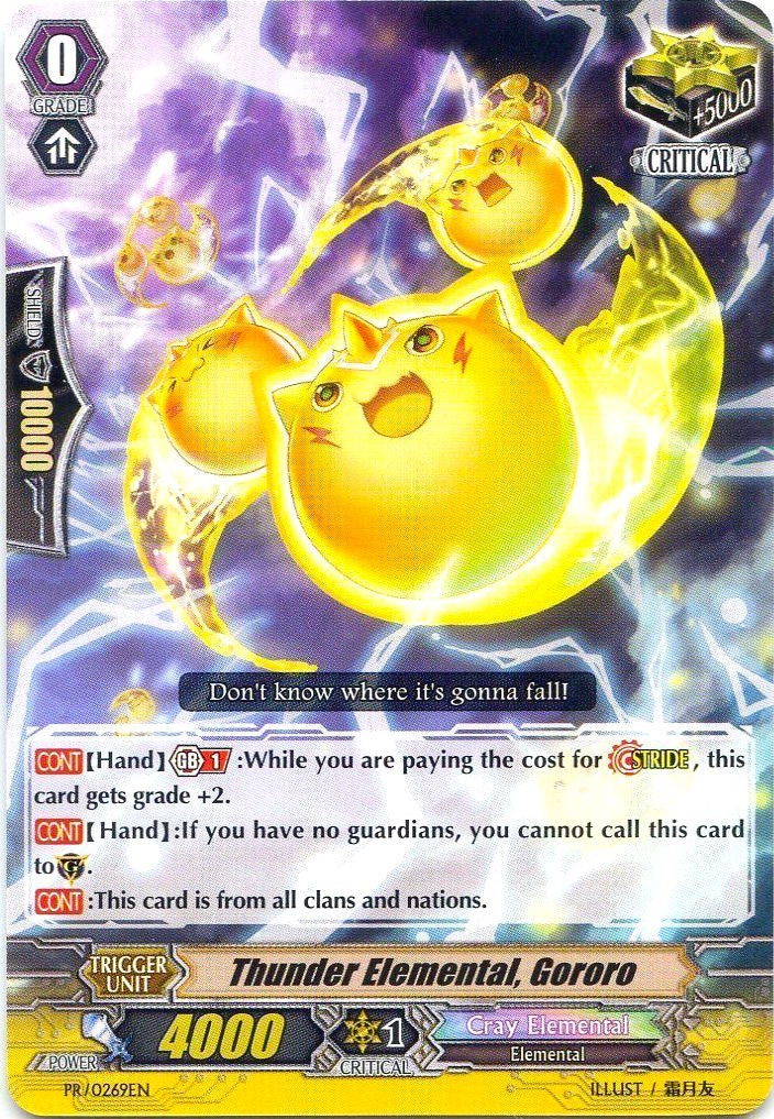 Image of Thunder Elemental, Gororo (PR/0269EN) [Promo Cards]