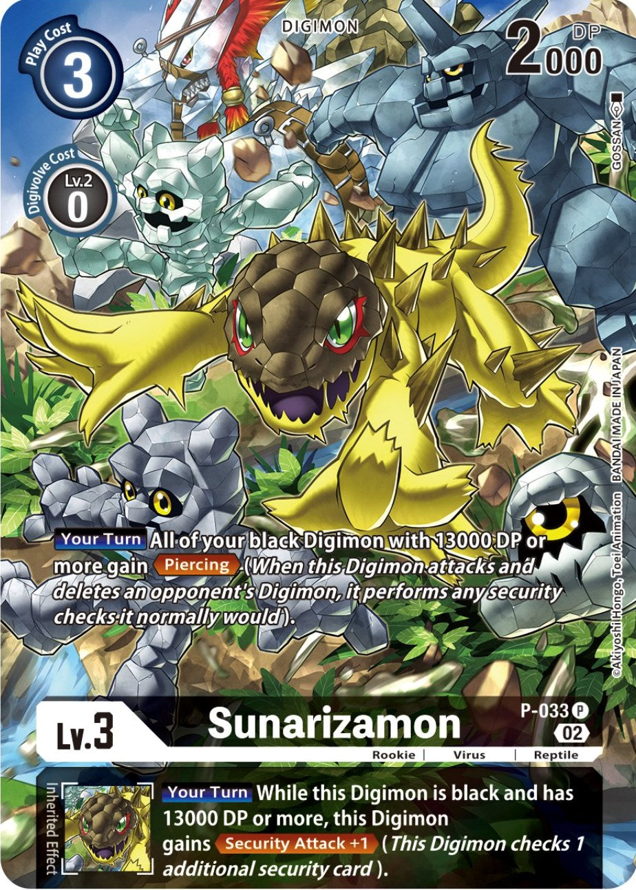 Image of Sunarizamon [P-033] (Alternate Art) [Starter Deck: Beelzemon Advanced Deck Set]