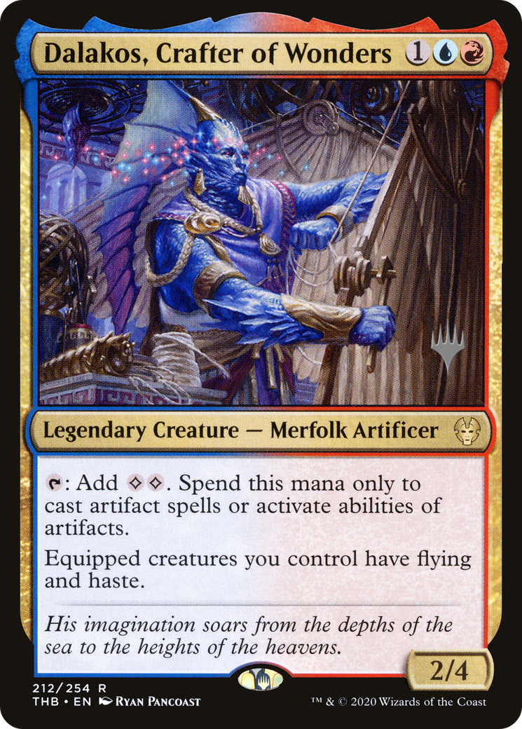 Image of Dalakos, Crafter of Wonders (Promo Pack) [Theros Beyond Death Promos]