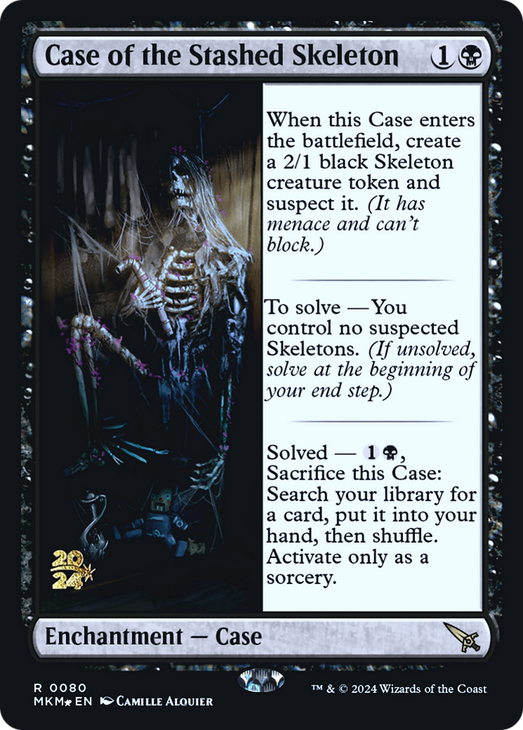 Image of Case of the Stashed Skeleton [Murders at Karlov Manor Prerelease Promos]