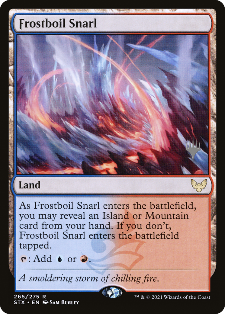 Image of Frostboil Snarl (Promo Pack) [Strixhaven: School of Mages Promos]