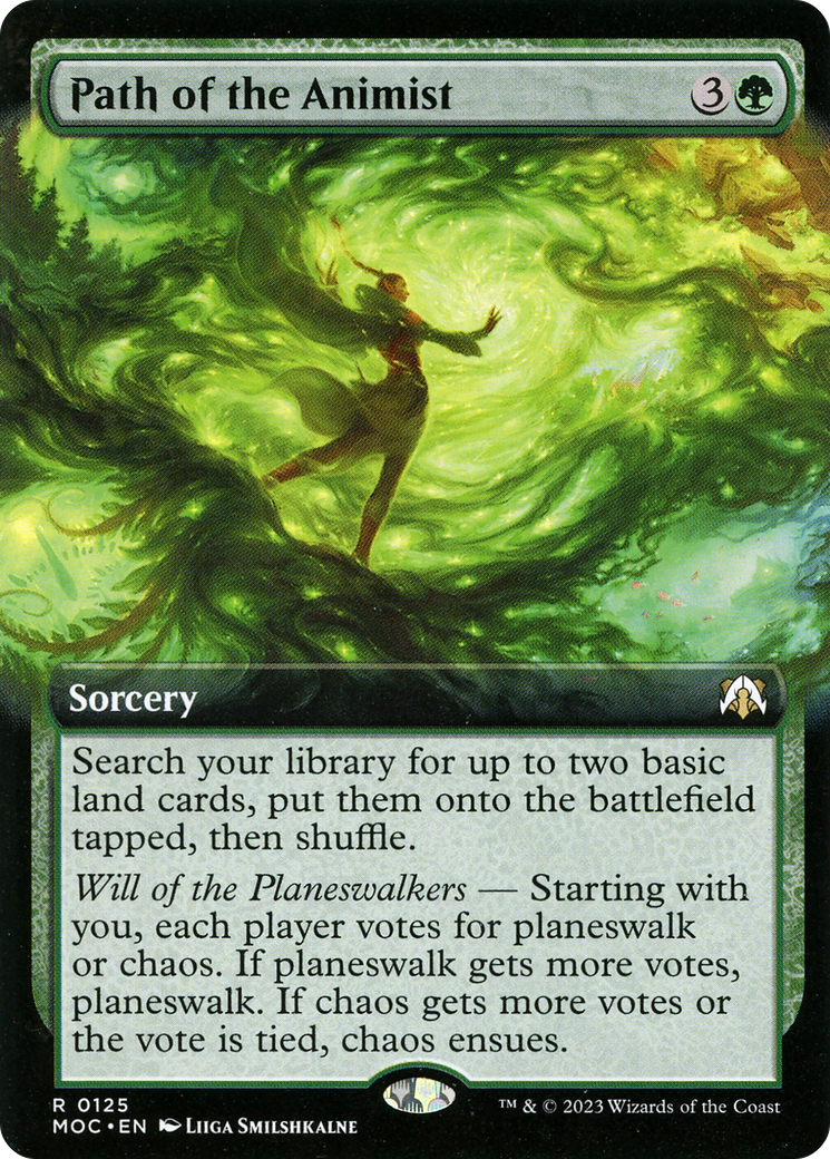 Image of Path of the Animist (Extended Art) [March of the Machine Commander]