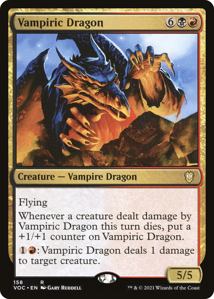 Image of Vampiric Dragon [Innistrad: Crimson Vow Commander]
