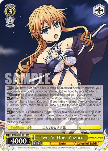 Image of Two As One, Yuzuru [Date A Live Vol.2]