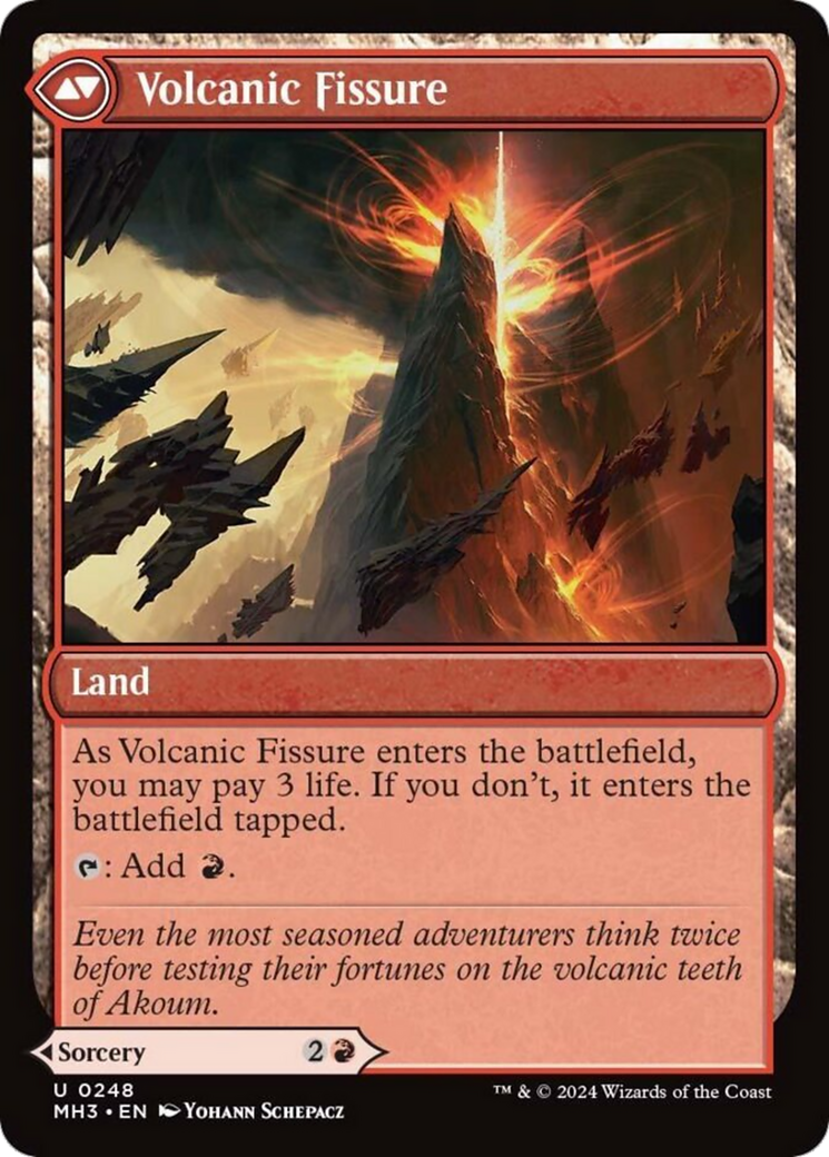 Image of Sundering Eruption // Volcanic Fissure [Modern Horizons 3]