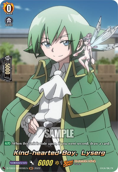 Image of Kind-hearted Boy, Lyserg (D-TB03/SKR098EN) [Shaman King]