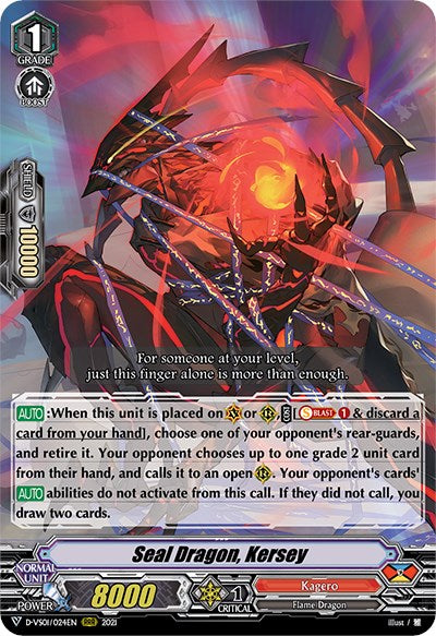 Image of Seal Dragon, Kersey (D-VS01/024EN) [V Clan Collection Vol.1]