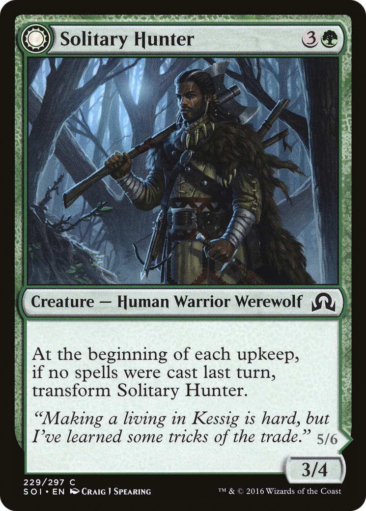 Image of Solitary Hunter // One of the Pack [Shadows over Innistrad]
