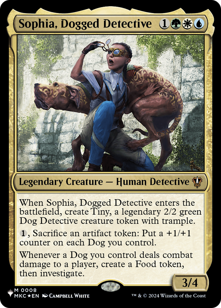Image of Sophia, Dogged Detective (MKC) [The List]