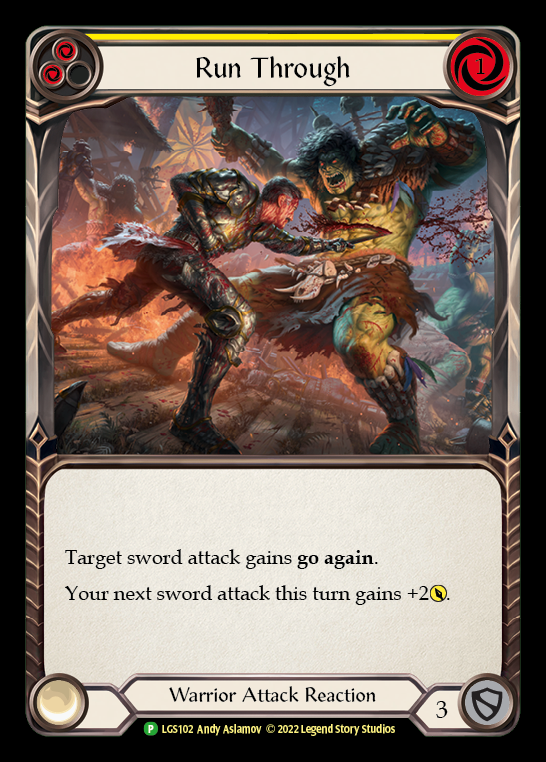 Image of Run Through [LGS102] (Promo)  Rainbow Foil