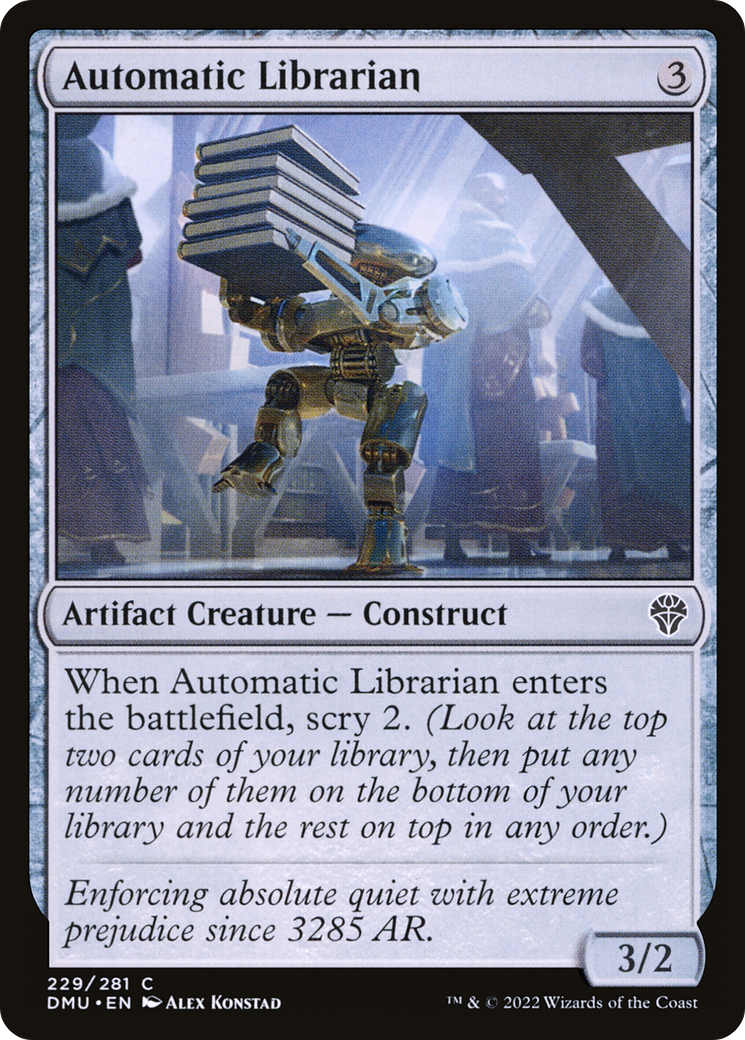 Image of Automatic Librarian [Dominaria United]