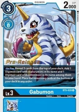 Image of Gabumon [BT5-020] [Battle of Omni Pre-Release Promos]