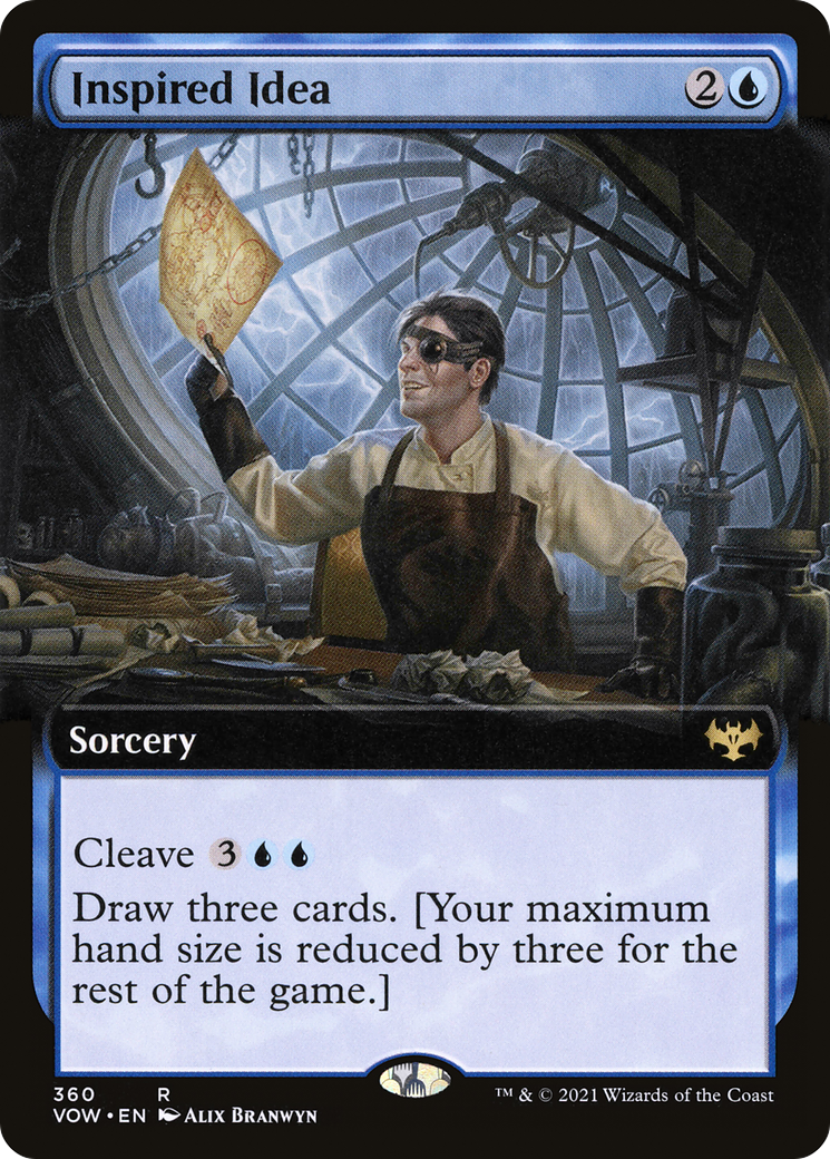 Image of Inspired Idea (Extended Art) [Innistrad: Crimson Vow]