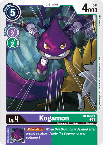 Image of Kogamon [BT8-075] [New Awakening]
