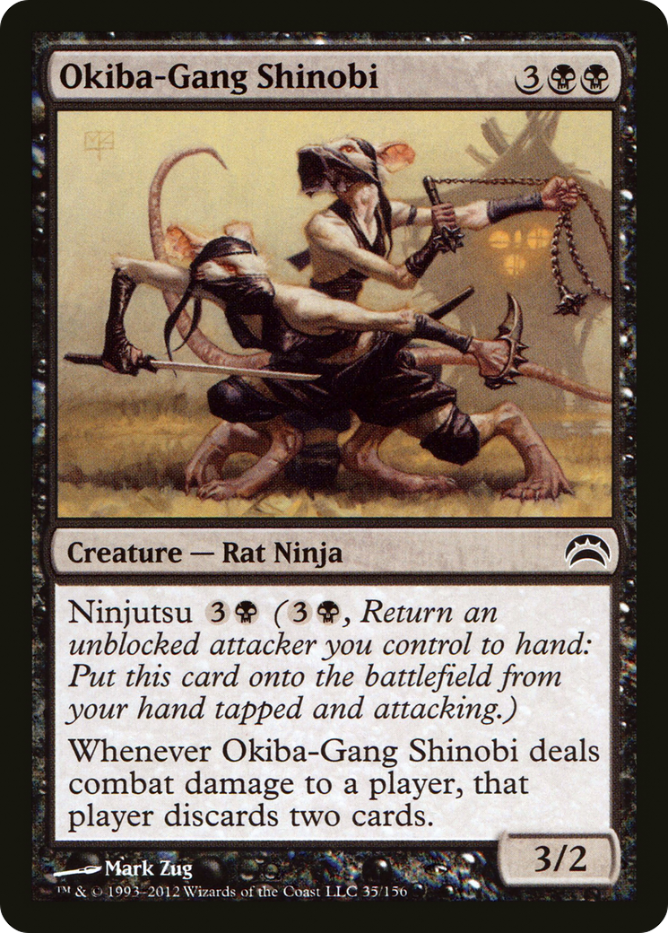 Image of Okiba-Gang Shinobi (PC2-035) - Planechase 2012 Foil