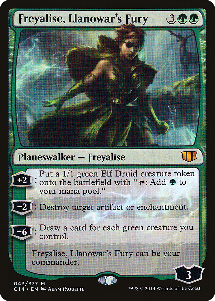 Image of Freyalise, Llanowar's Fury [Commander 2014]