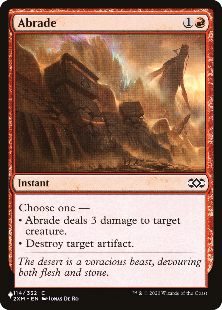 Image of Abrade (2XM) [The List]
