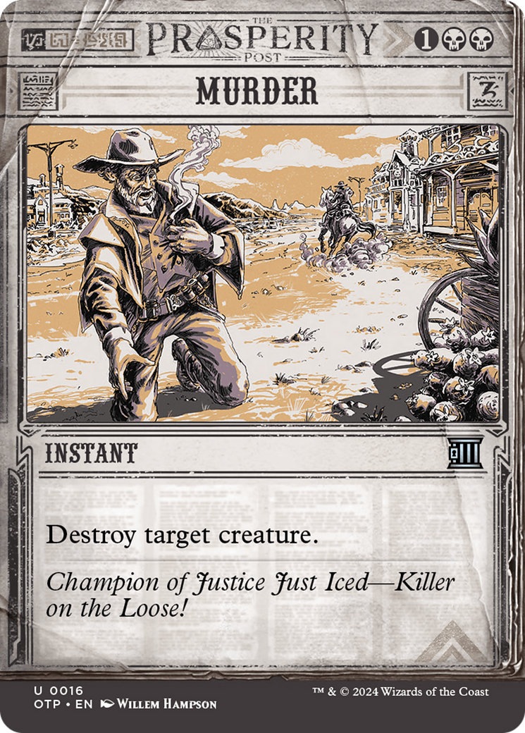 Image of Murder [Outlaws of Thunder Junction: Breaking News]