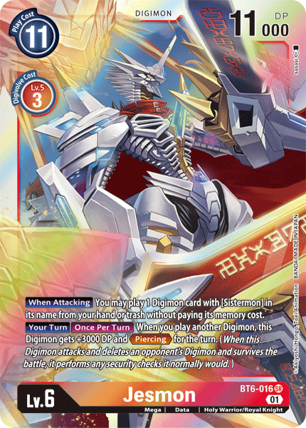 Image of Jesmon [BT6-016] [Double Diamond]