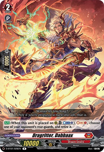 Image of Dragritter, Dabbaax (D-BT01/028EN) [Genesis of the Five Greats]