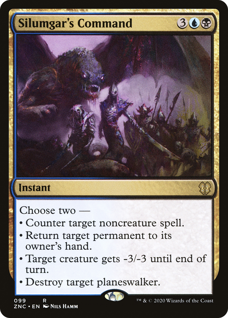 Image of Silumgar's Command [Zendikar Rising Commander]