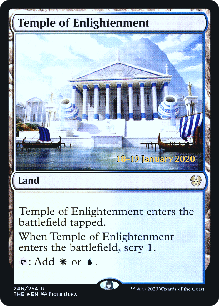 Image of Temple of Enlightenment [Theros Beyond Death Prerelease Promos]