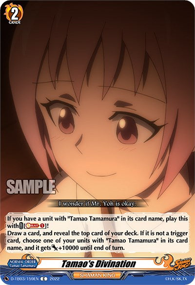 Image of Tamao's Divination (D-TB03/159EN) [Shaman King]