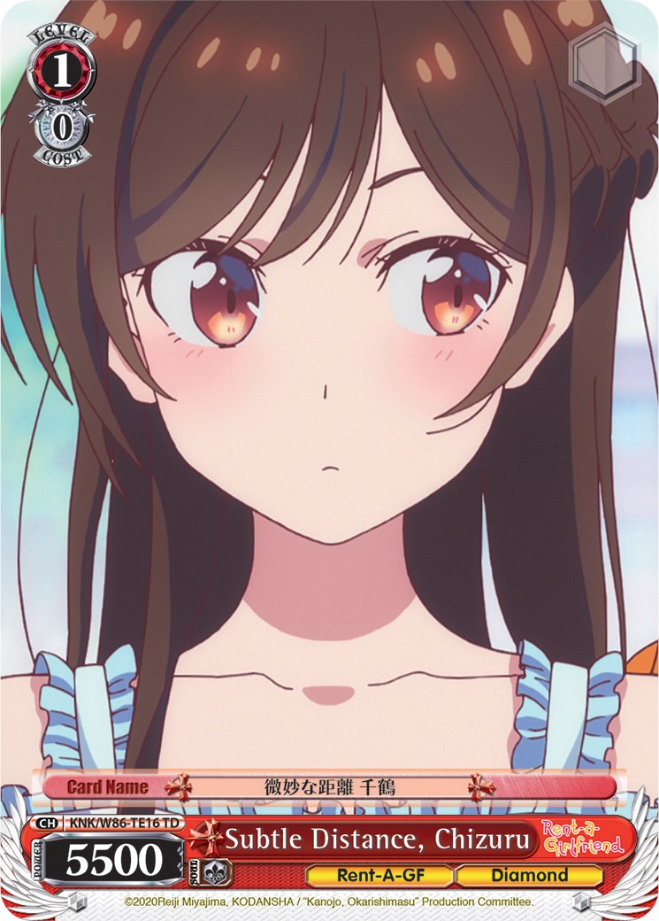 Image of Subtle Distance, Chizuru (KNK/W86-TE16 TD) [Rent-A-Girlfriend]