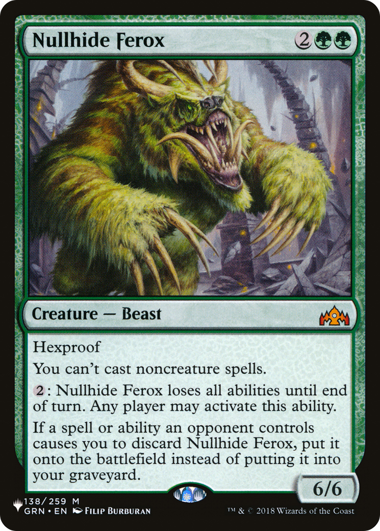 Image of Nullhide Ferox [The List]