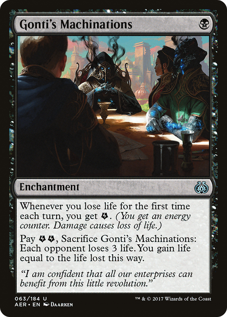 Image of Gonti's Machinations [Aether Revolt]