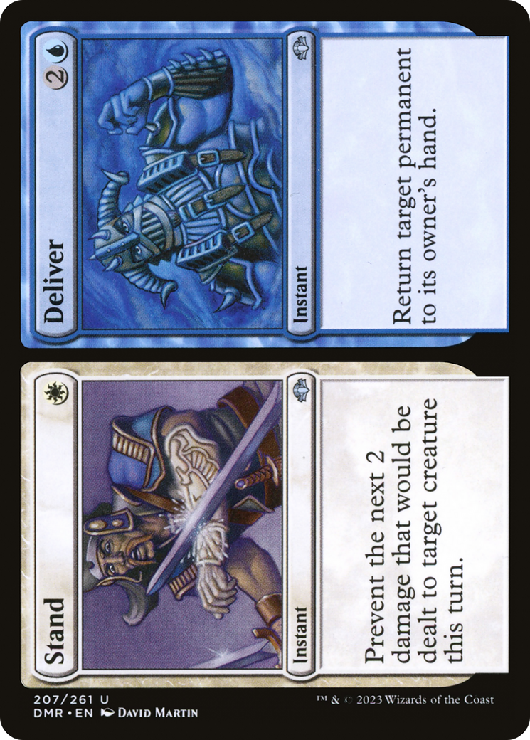 Image of Stand // Deliver [Dominaria Remastered]