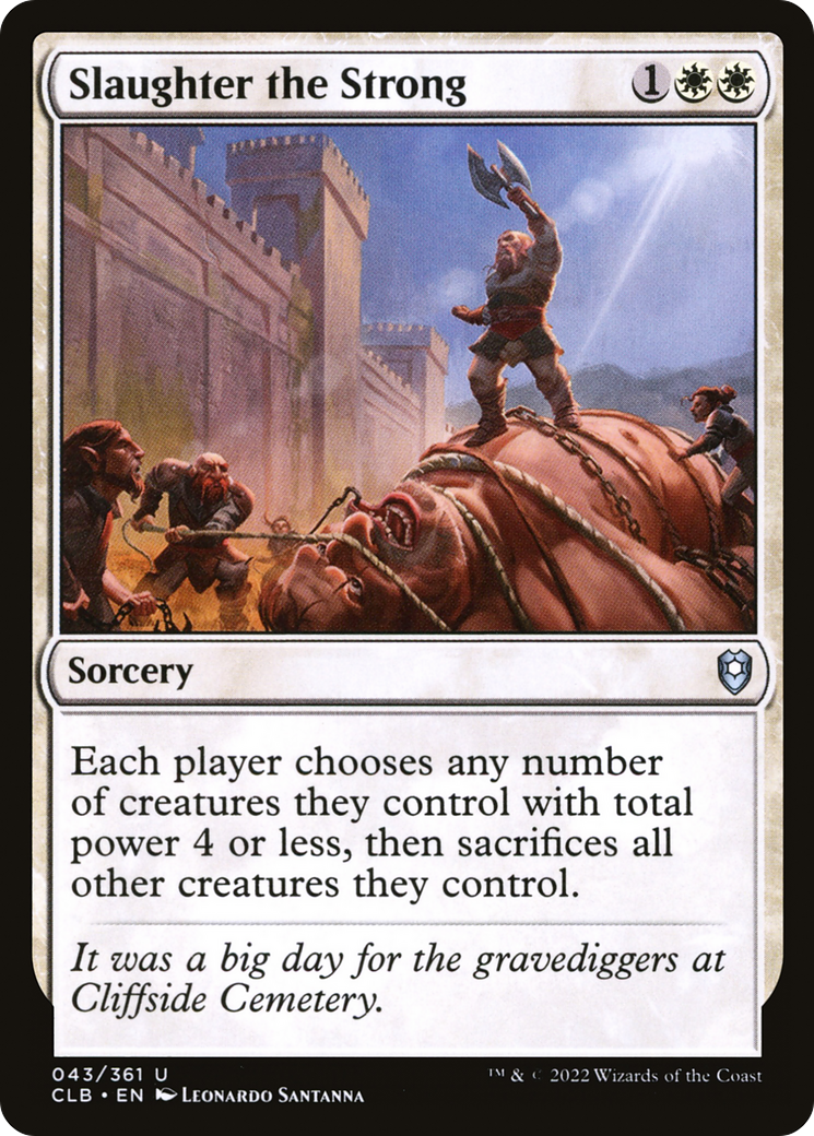 Image of Slaughter the Strong [Commander Legends: Battle for Baldur's Gate]