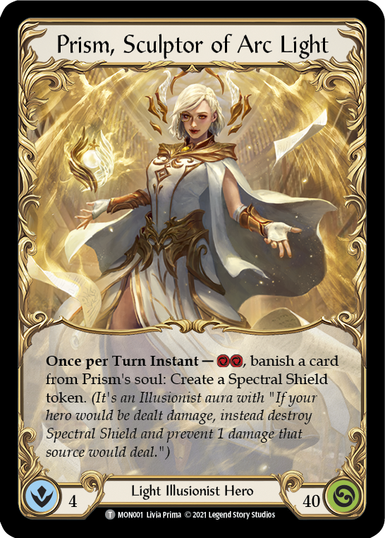 Prism // Prism, Sculptor of Arc Light [MON002 // MON001] (Monarch)  1st Edition Normal