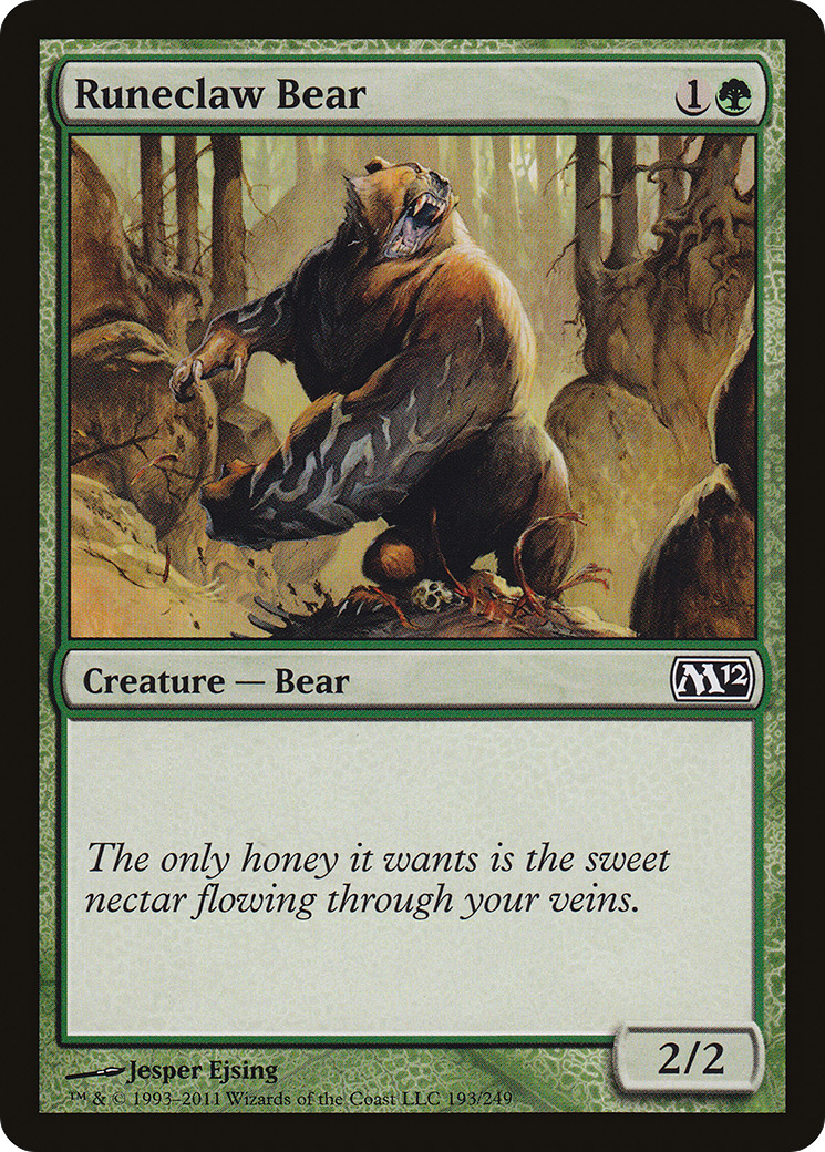 Image of Runeclaw Bear [Magic 2012]