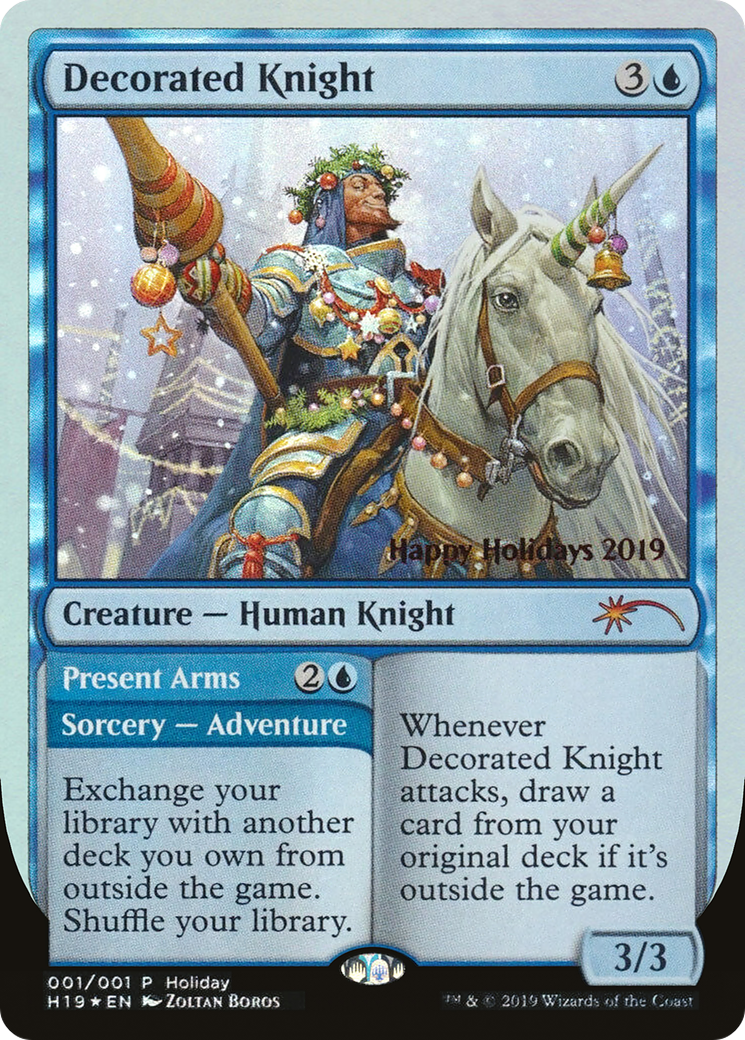 Image of Decorated Knight // Present Arms [Happy Holidays]