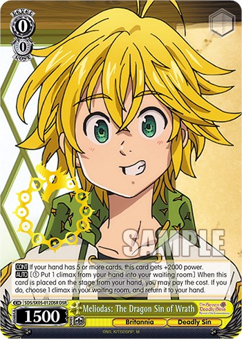Image of Meliodas: The Dragon Sin of Wrath (DSR) [The Seven Deadly Sins: Revival of The Commandments]