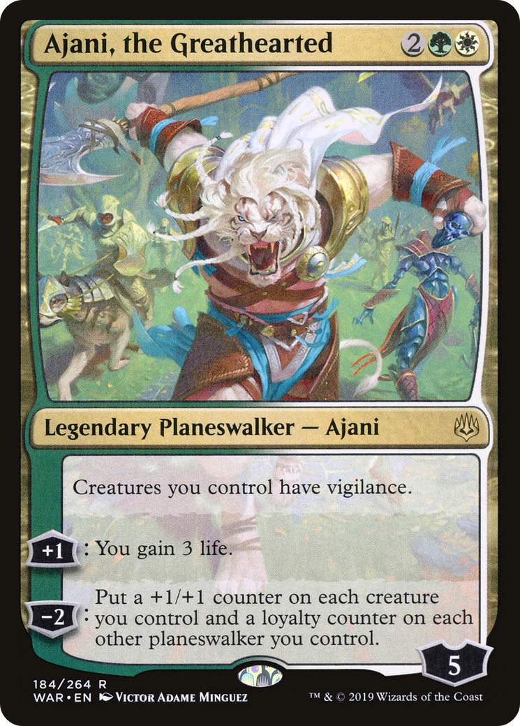 Image of Ajani, the Greathearted [War of the Spark]