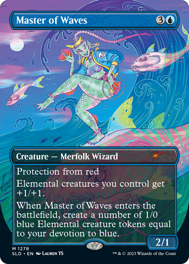 Image of Master of Waves (Borderless) [Secret Lair Drop Series]
